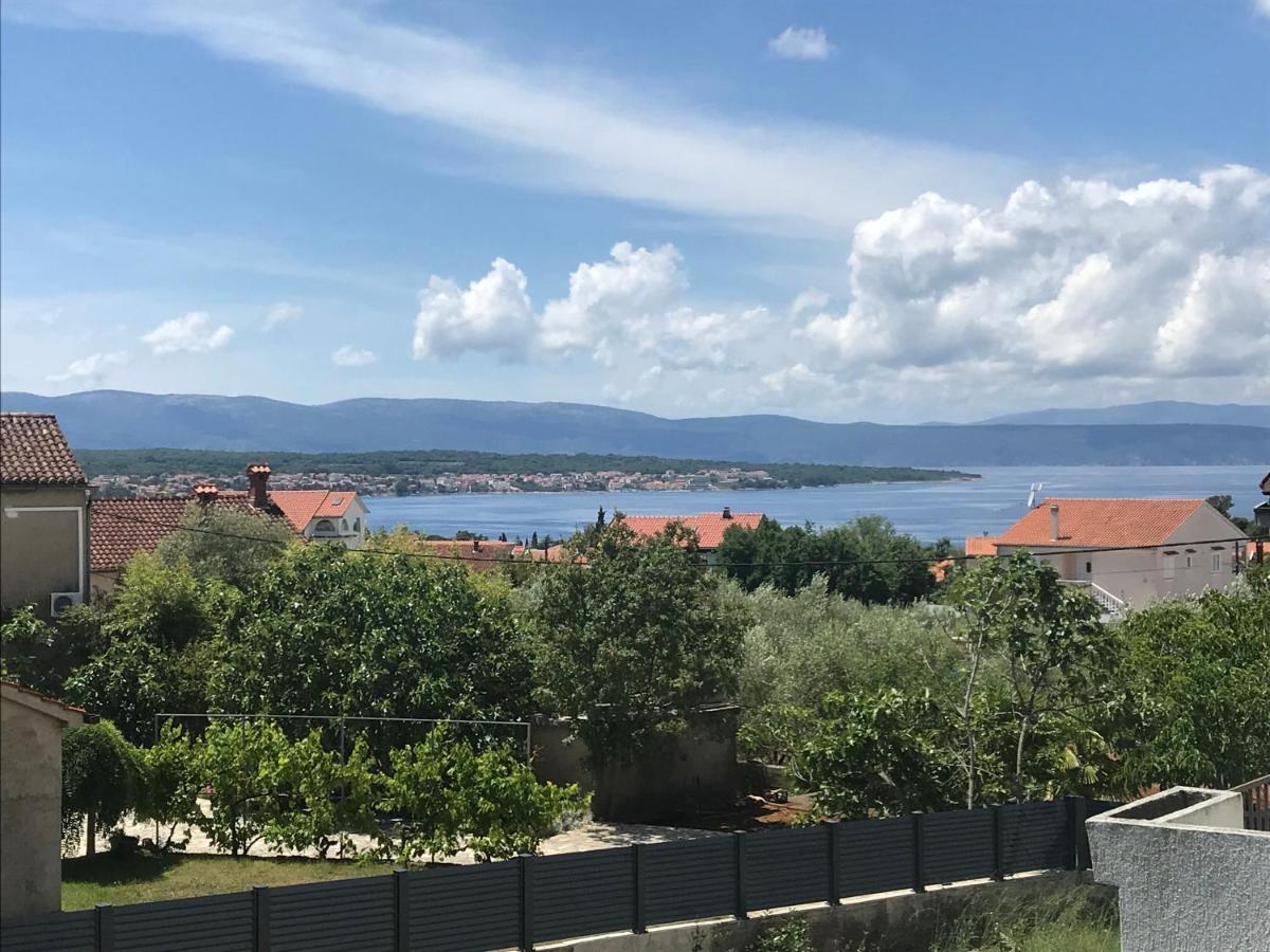 Lovely Sea View House In Malinska Island Krk Dış mekan fotoğraf