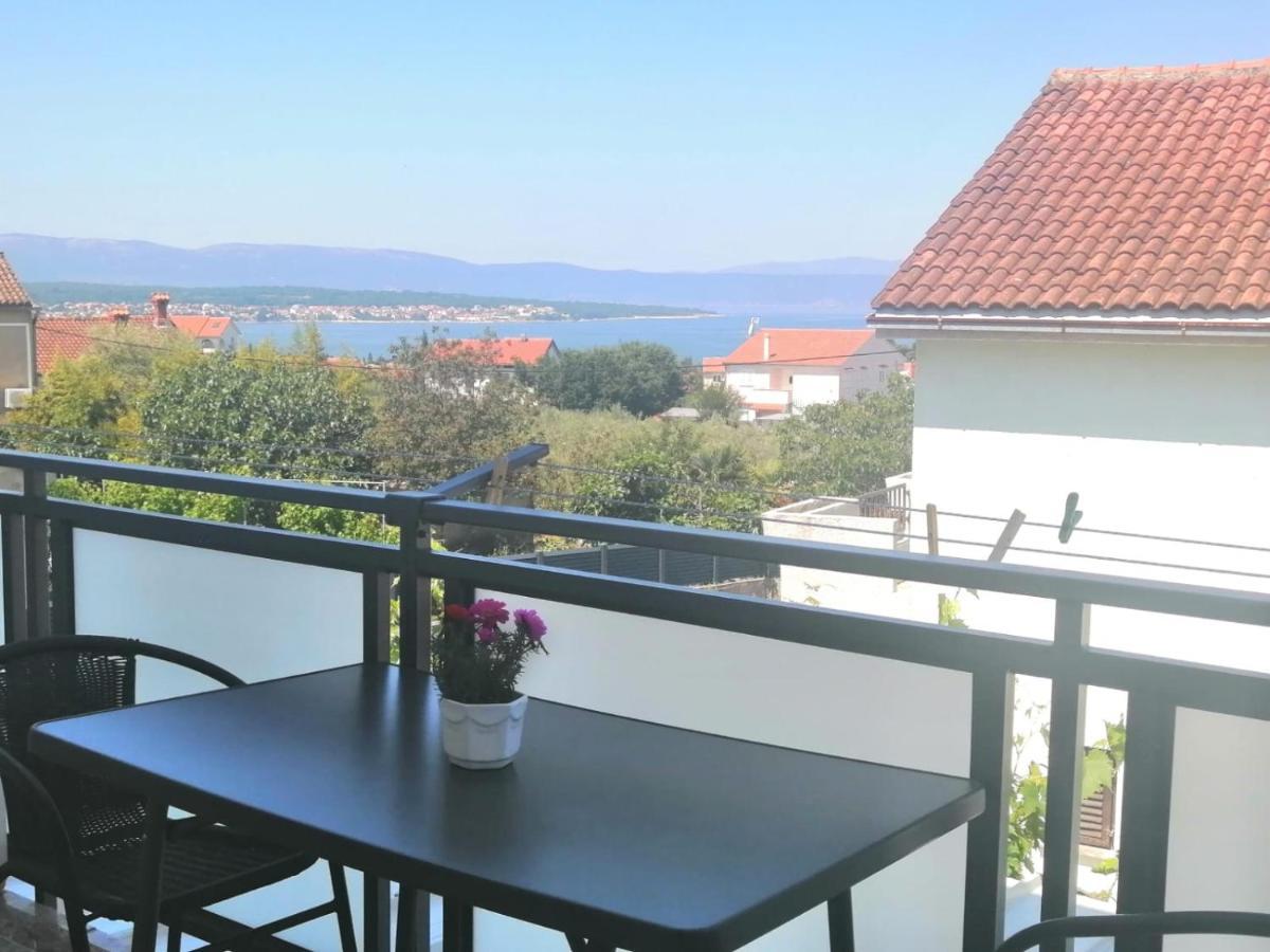 Lovely Sea View House In Malinska Island Krk Dış mekan fotoğraf